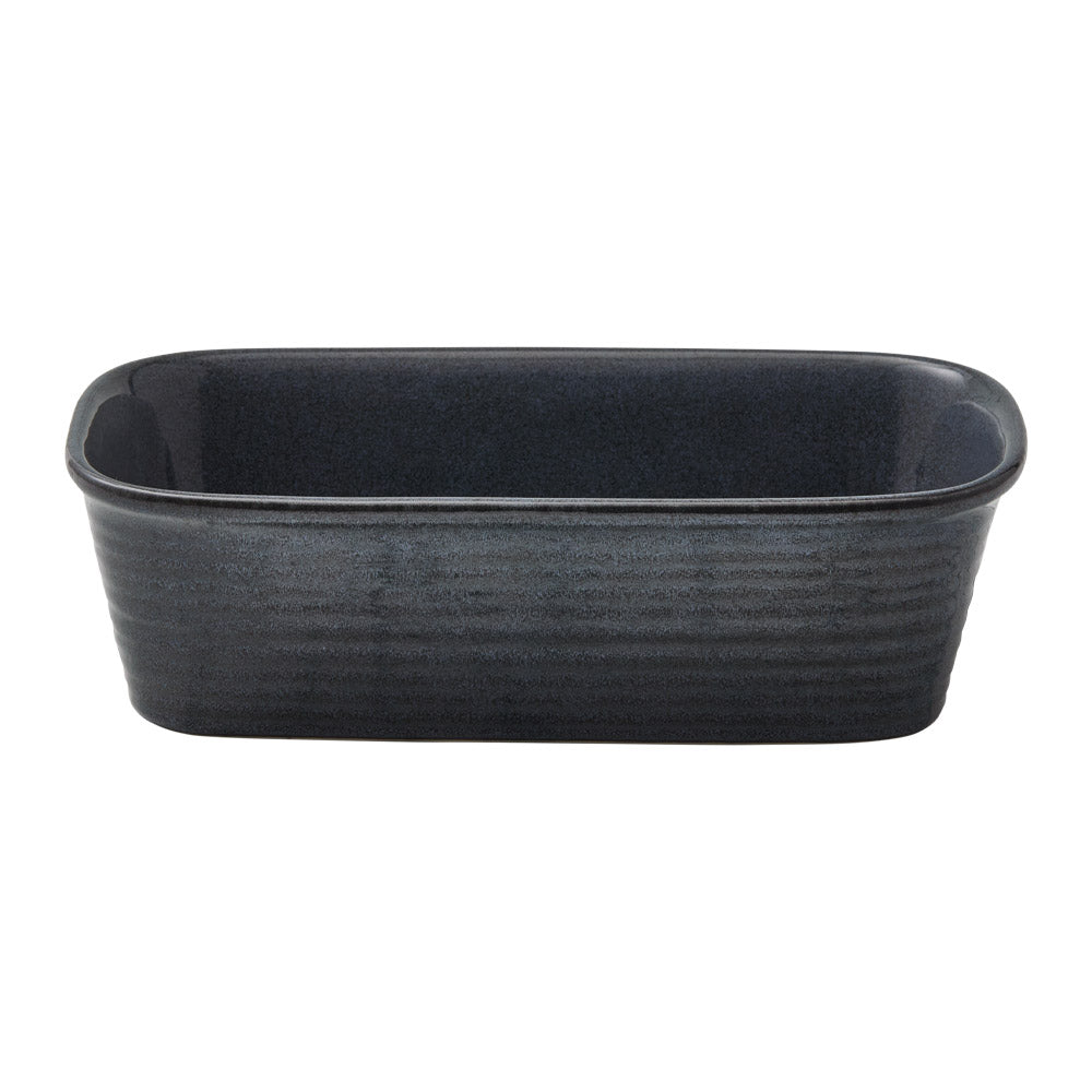 Alex Liddy Stoneware Rustica Loaf Dish 26cm in Navy blue at House