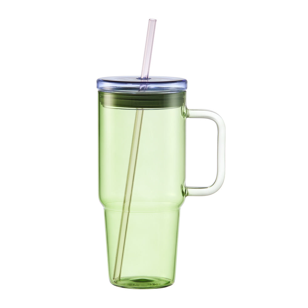Alex Liddy Prisma Glass Tumbler 900ml Green - House