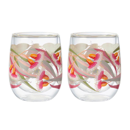 Alex Liddy Lottie Set of 2 Double Walled Glasses 250ml - House