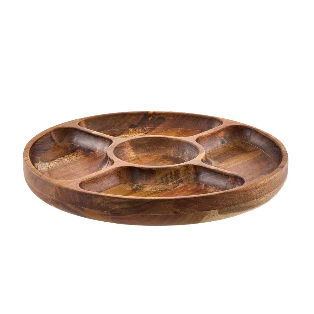 Alex Liddy Acacia Round Divider Platter 35cm
