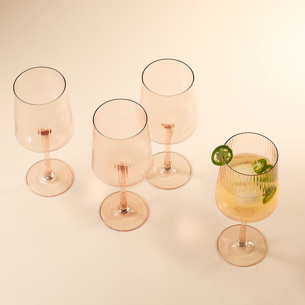 Alex Liddy Mode Set of 4 Wine Glasses 500ml