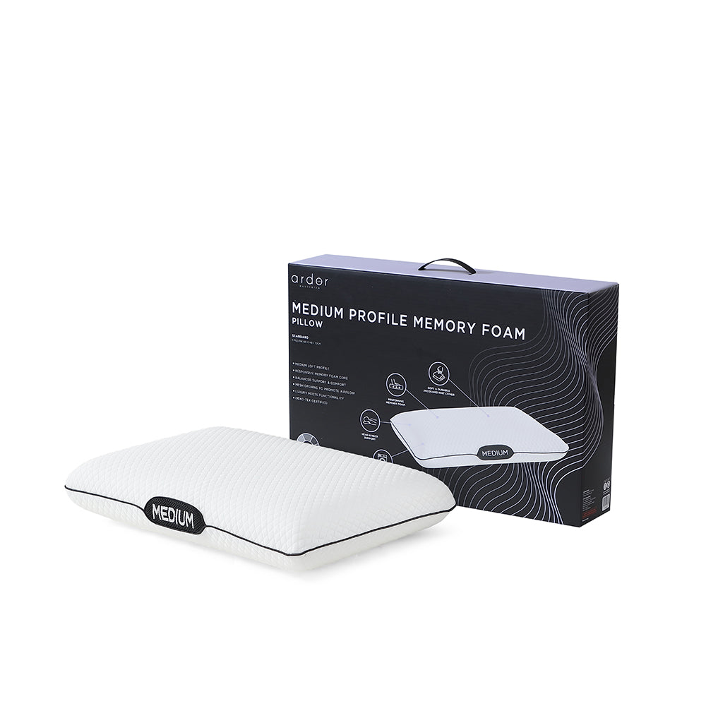 Ardor Medium Profile Memory Foam Pillow