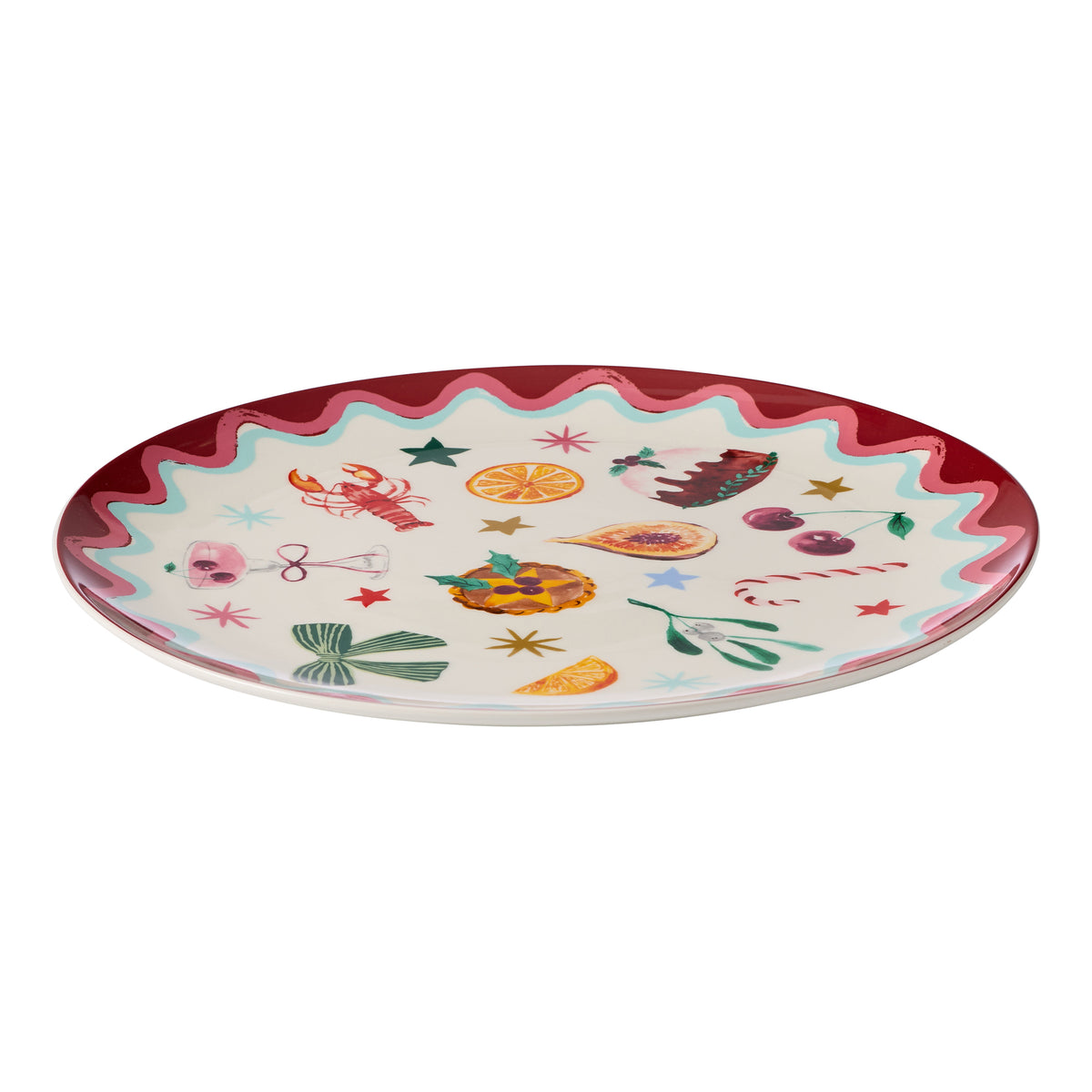 Porto Tis the Season Round Plate 32cm Festive