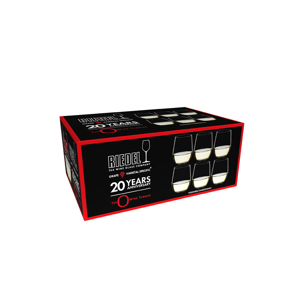 Riedel Set of 6 O Viognier & Chardonnay Wine Tumblers