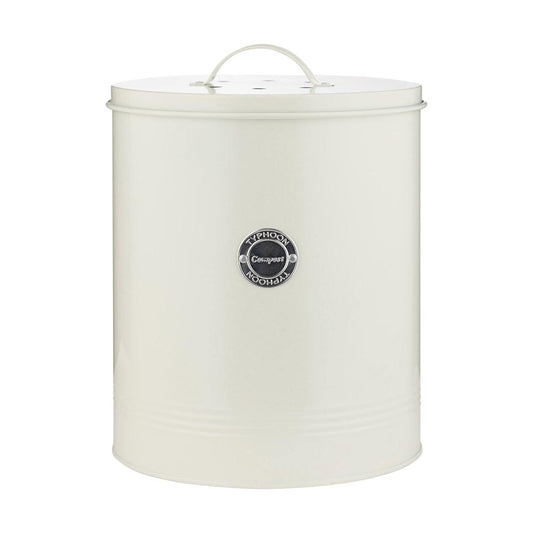 Typhoon Living Compost Caddy 5 Litre Cream