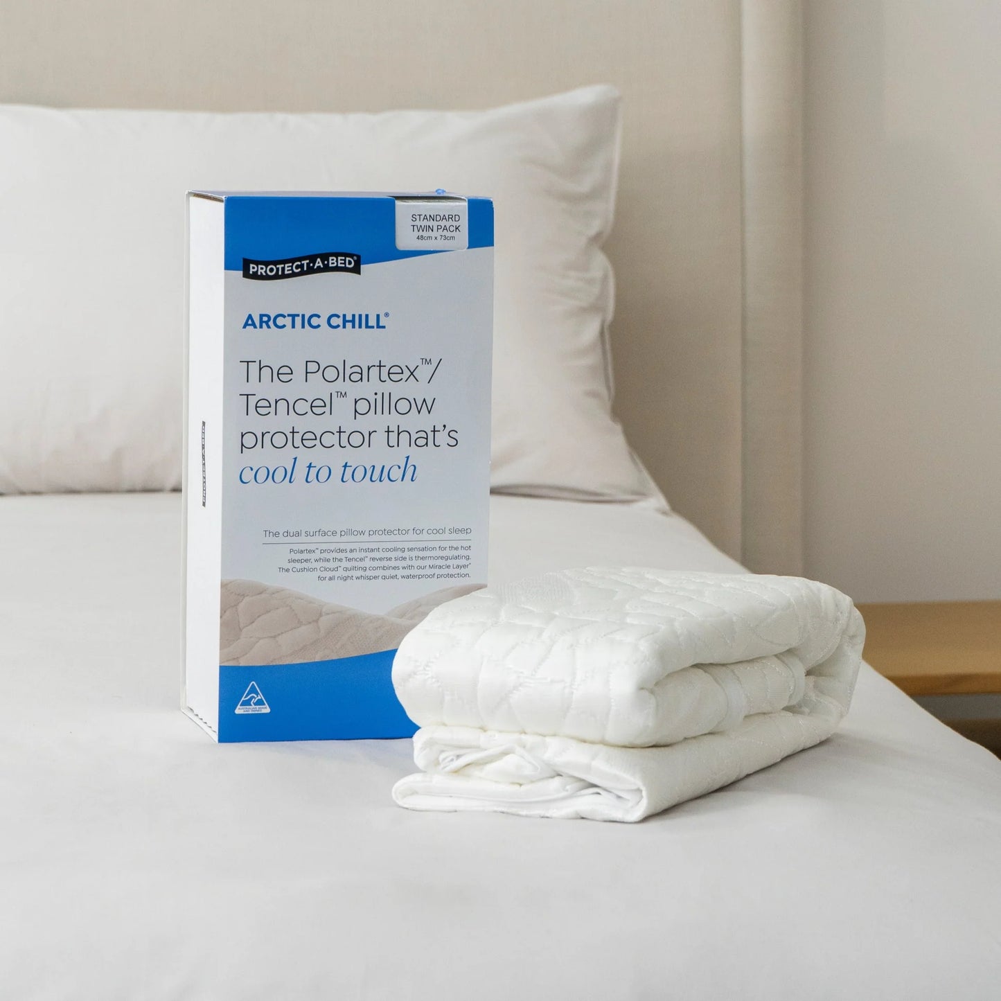 Protect-A-Bed Arctic Chill Polartex Jacquard Pillow Protector