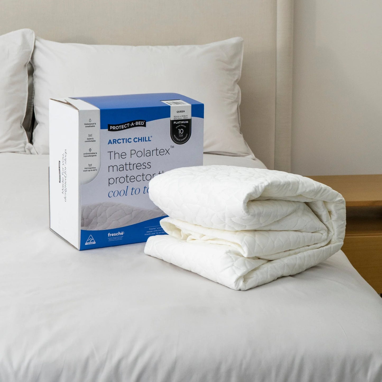 Protect-A-Bed Arctic Chill Polartex Jacquard Mattress Protector
