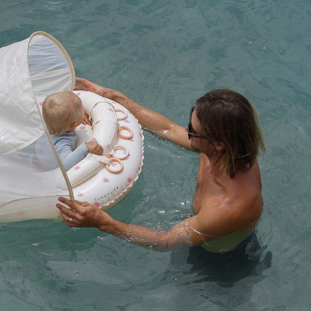 SUNNYLiFE Interactive Baby Float Strawberry Sunshine Pink