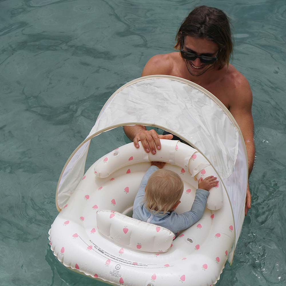 SUNNYLiFE Interactive Baby Float Strawberry Sunshine Pink