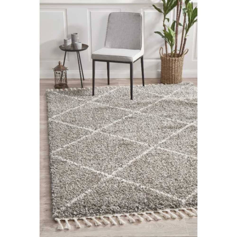 Rug Culture Saffron 22 Rug Grey at House