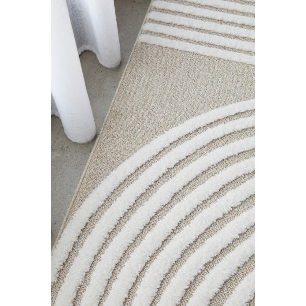 Rug Culture Lotus Abbey Runner Mixed Beige with arch detail at House