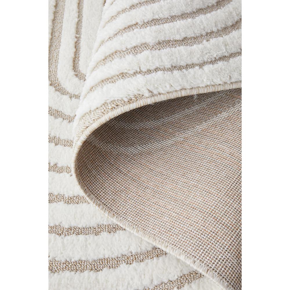 Rug Culture Lotus Carl Runner Mixed Beige with oval detail at House