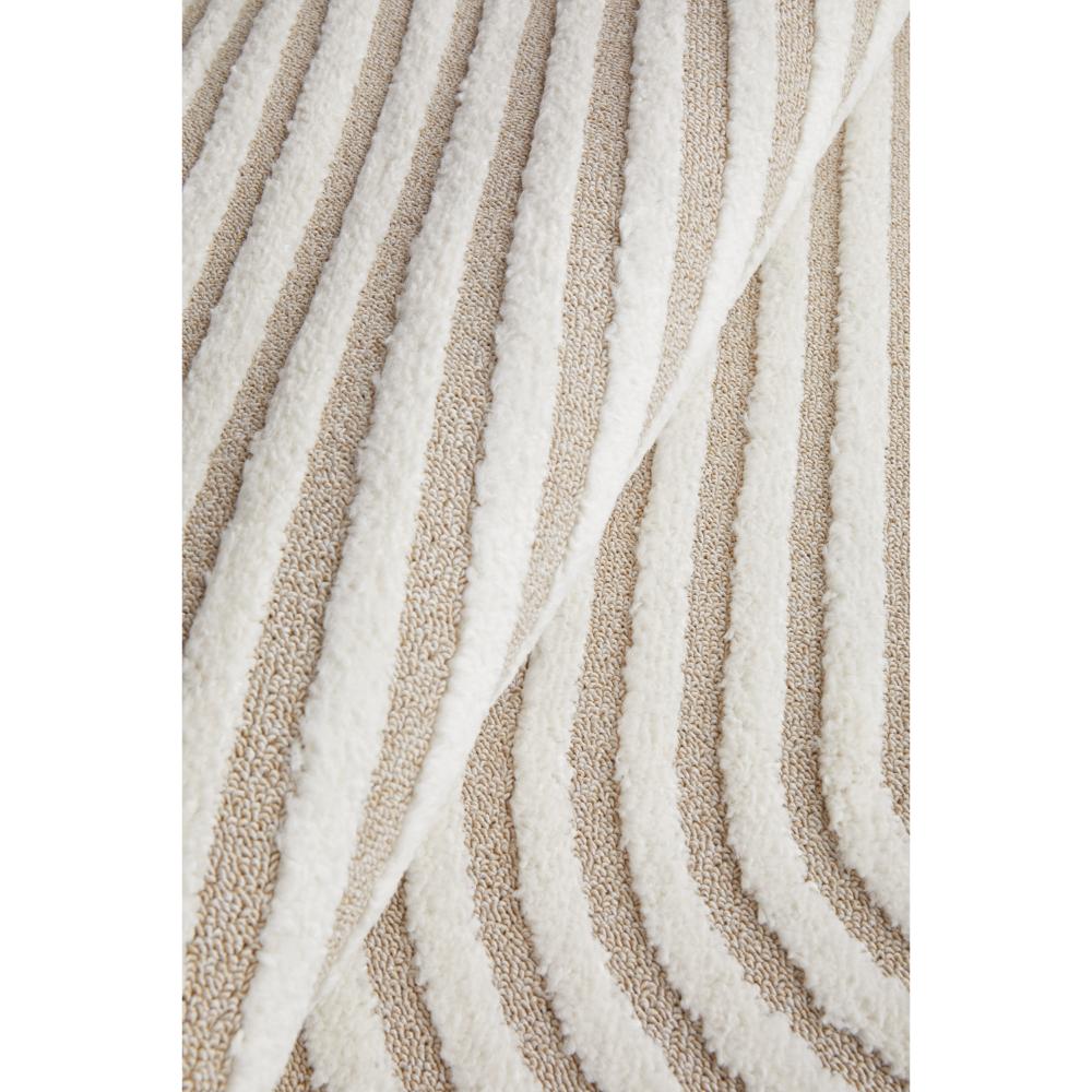 Rug Culture Lotus Carl Runner Mixed Beige with oval detail at House