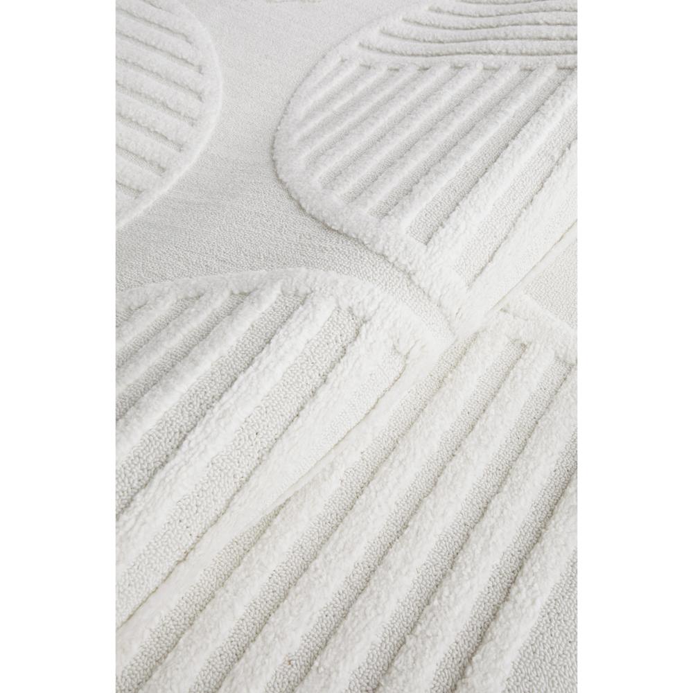 Rug Culture Lotus Leo Rug in White detail shot at House