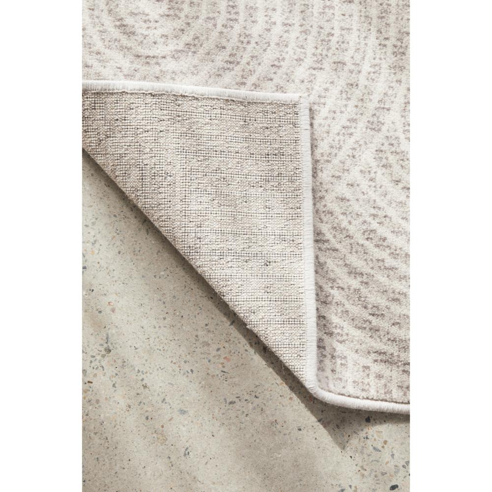natural colour wool rug with arch design detail image - House