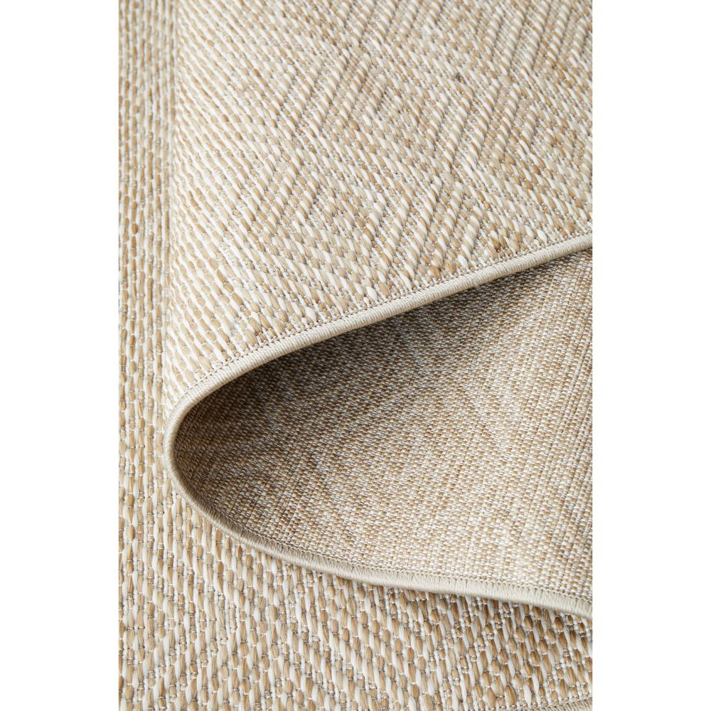 Beige brown diamond design indoor outdoor rug detail image - House