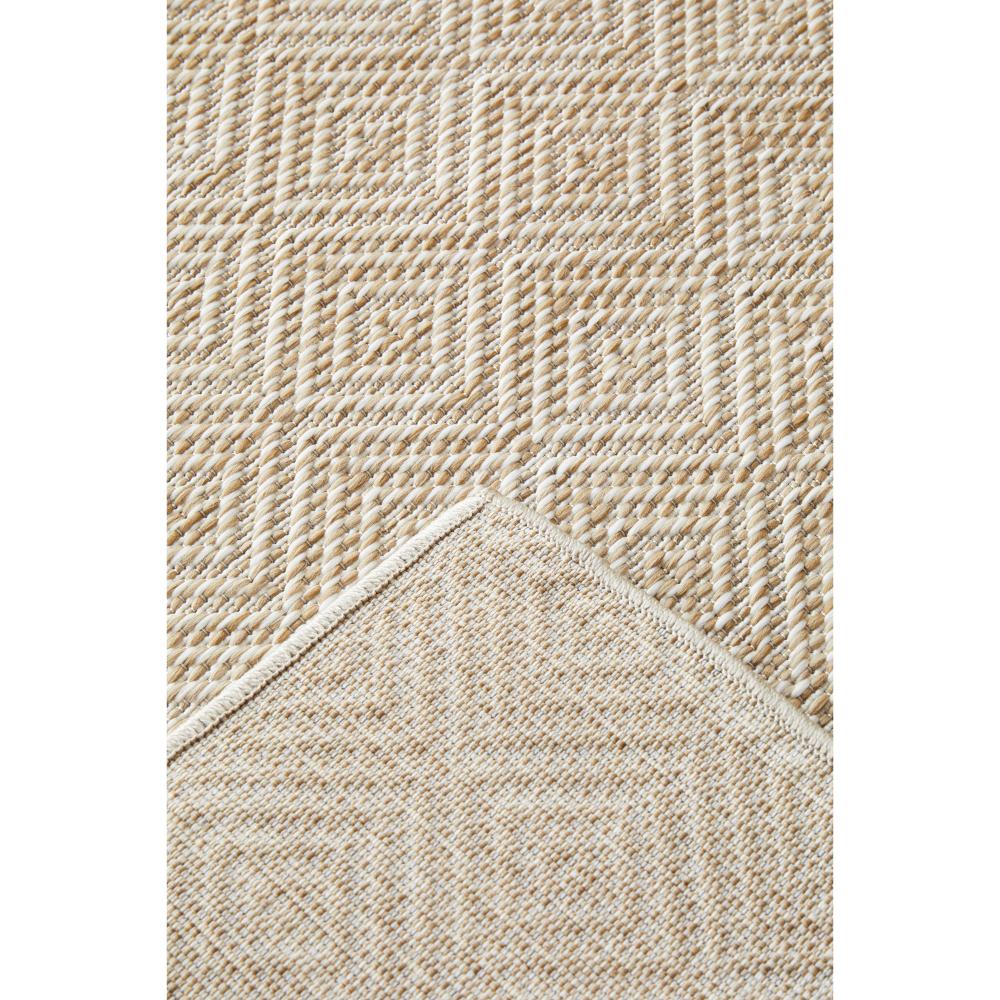 natural brown hallway diamond design indoor outdoor rug detail image - House