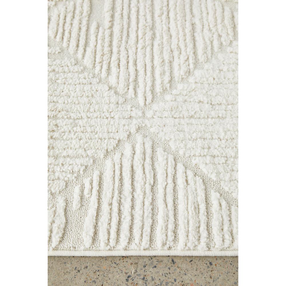 Rug Culture Serenade Shilo Rug White close up image at House