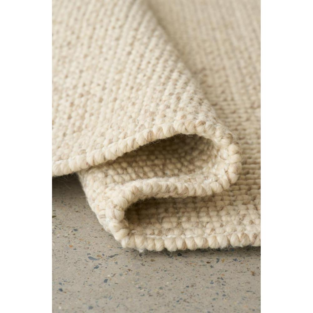 cream beige Hamptons style jute wool rug detail image - House