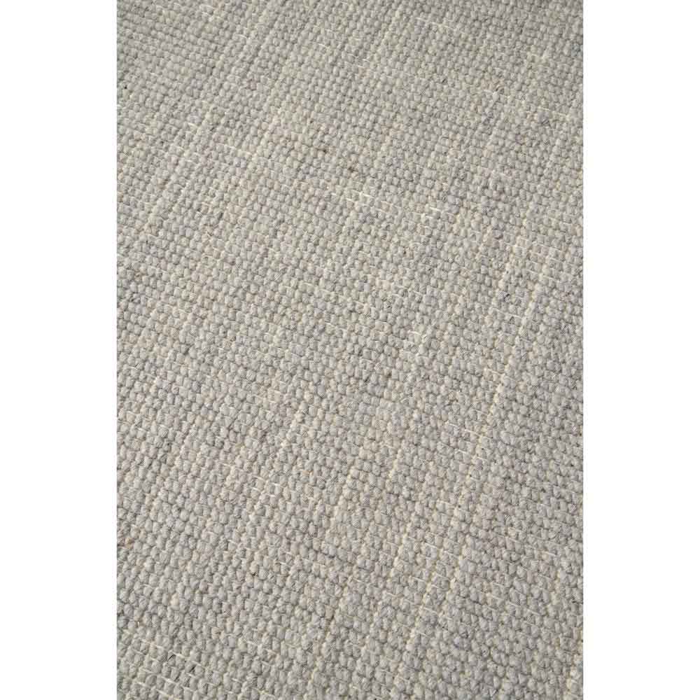 grey Hamptons style jute wool rug detail image - House