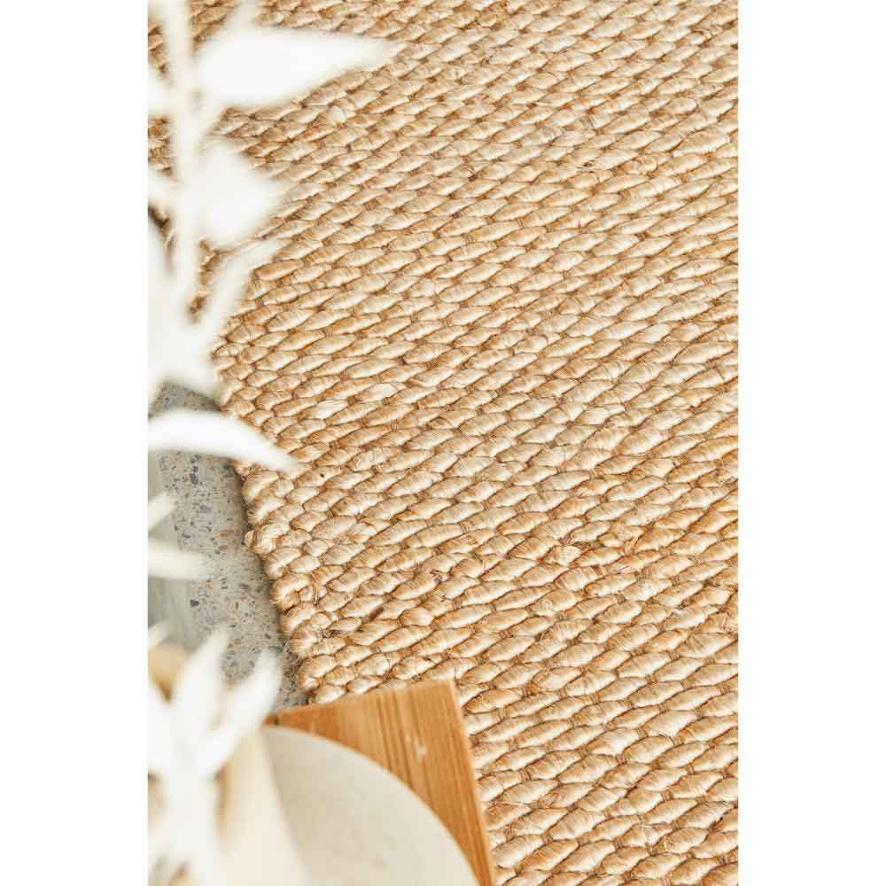 Natural brown Jute Hampton Rug detail image - House