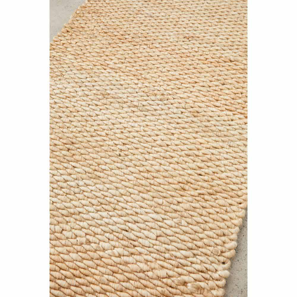 Natural Brown Jute Hampton Rug detail image - House