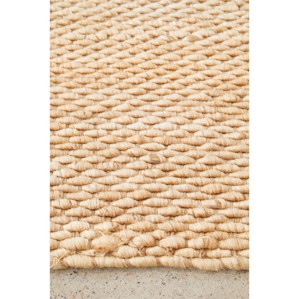 Natural Brown Jute Hampton floor runner detail image - House