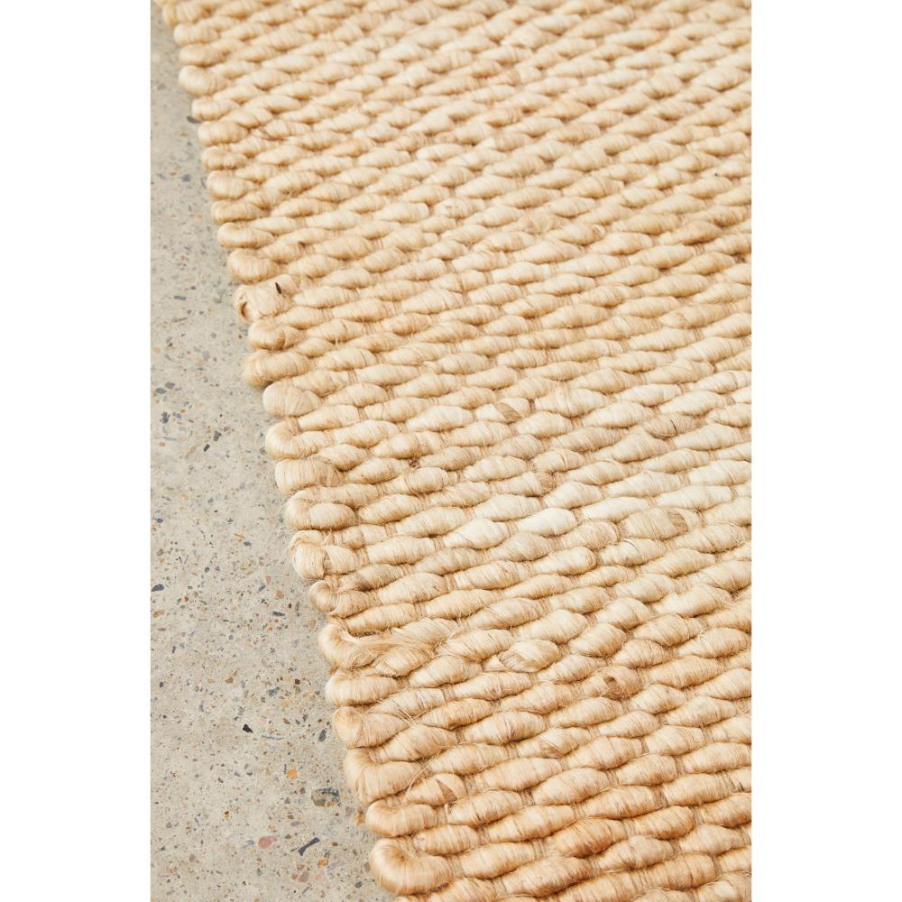 Natural Brown Jute Hampton floor runner detail image - House
