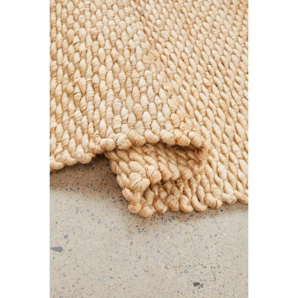 Natural Brown Jute Hampton floor runner detail image - House