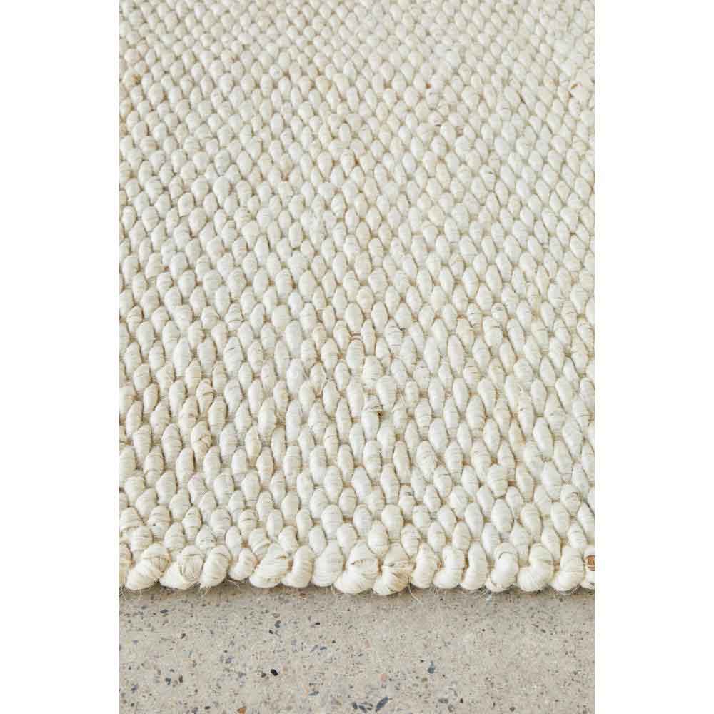 cream white Jute Hampton Rug detail image - House