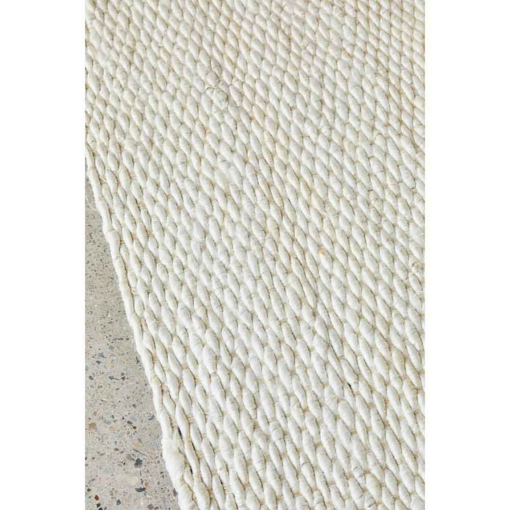 cream white Jute Hampton Rug detail image - House