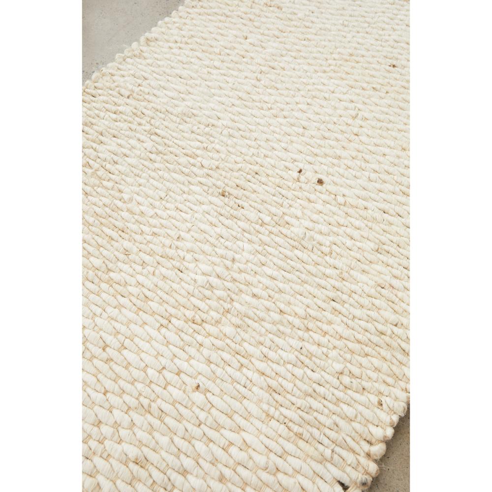 cream white Jute Hampton Rug detail image - House