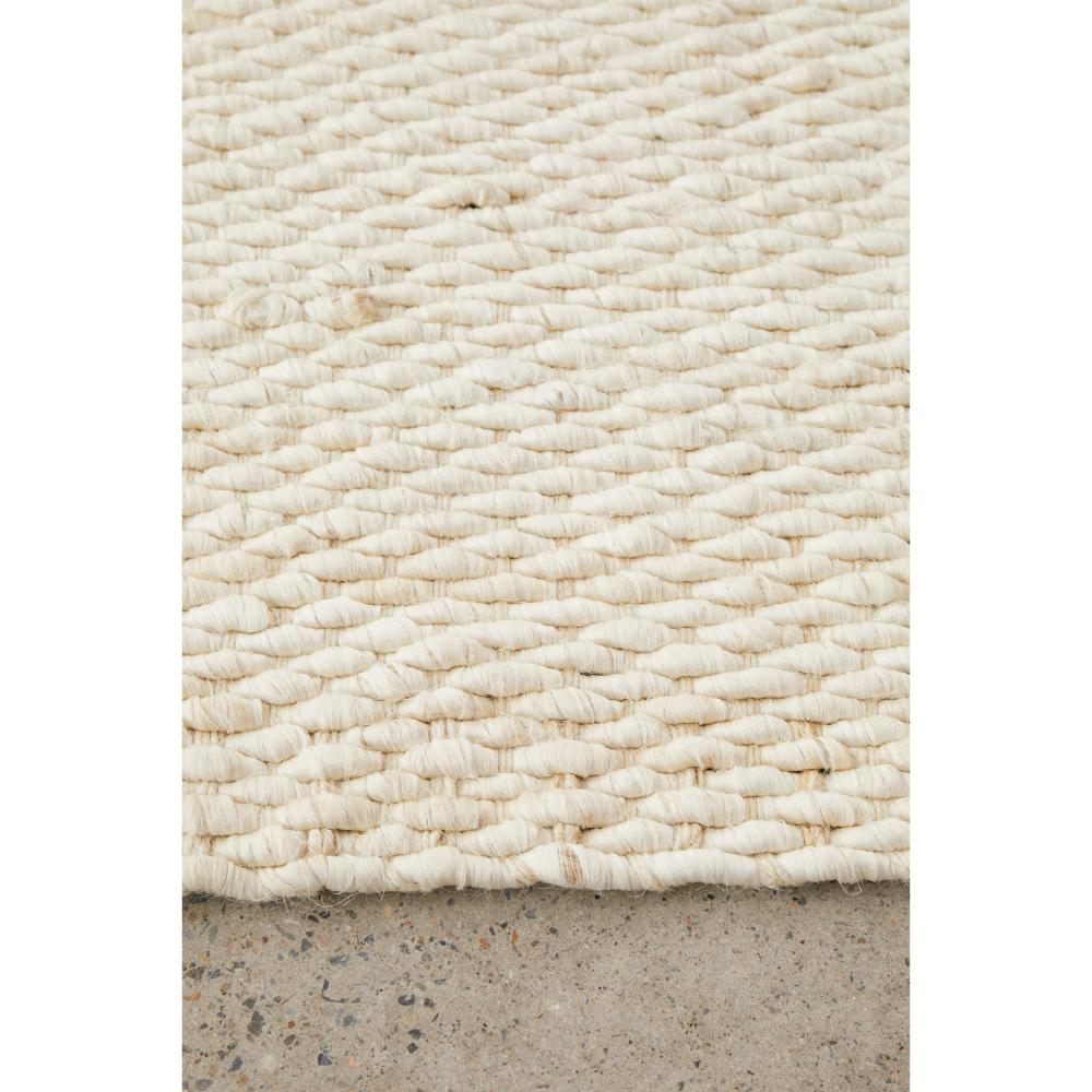 cream white Jute Hampton Rug detail image - House
