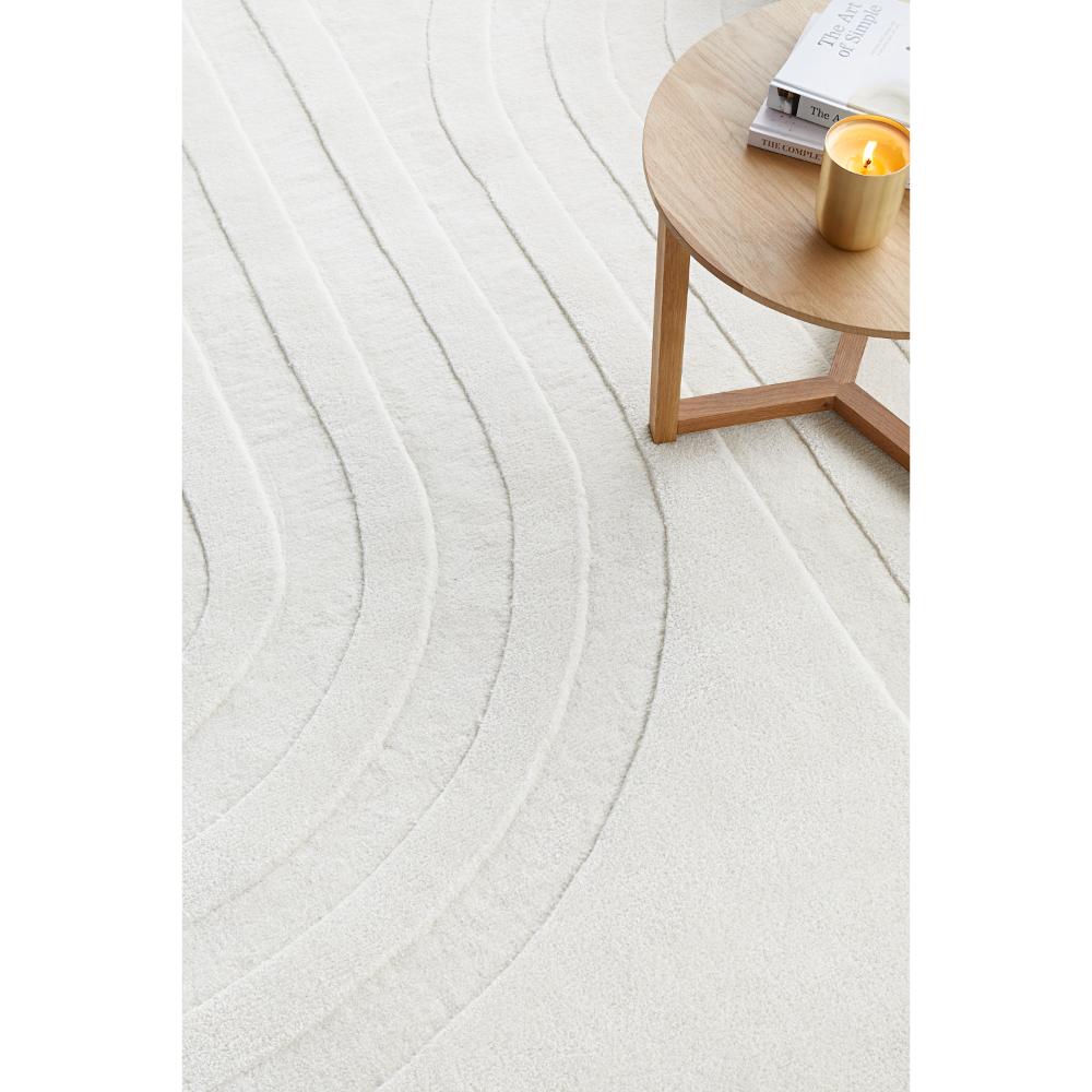 Rug Culture Summit Trail Rug White detail image at House