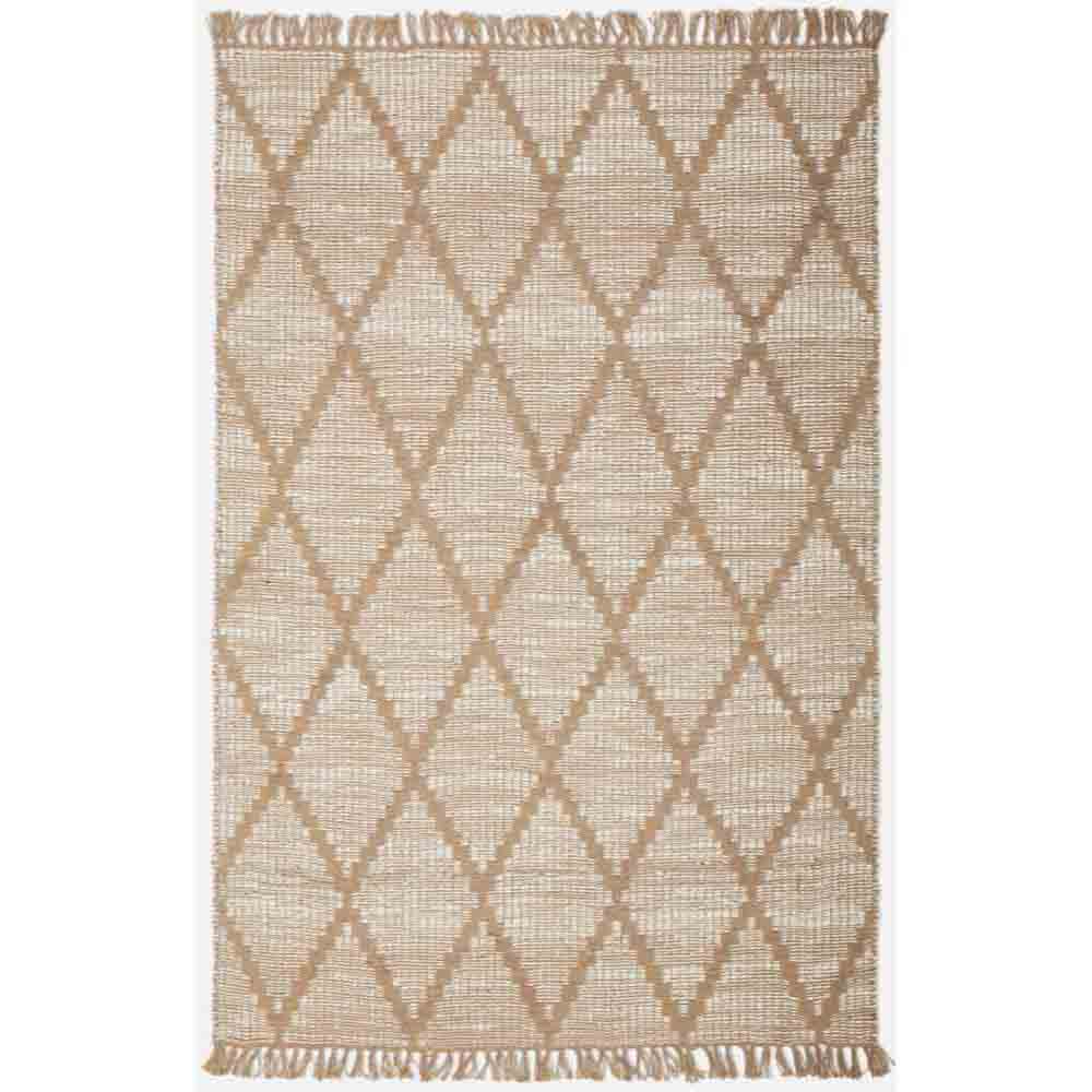 Rug Culture Bali Rug Natural Jute with fringe detail - House
