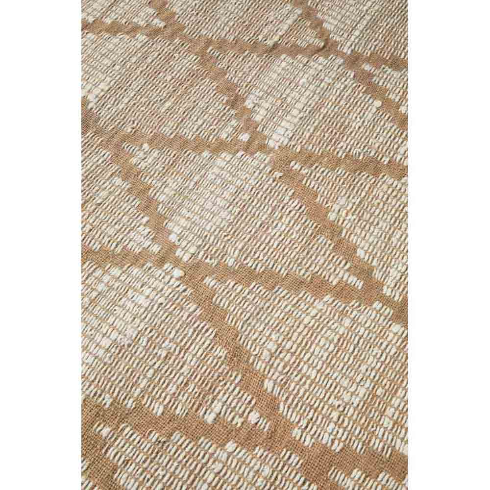 beige diamond patterned jute bohemian Hampton rug - House