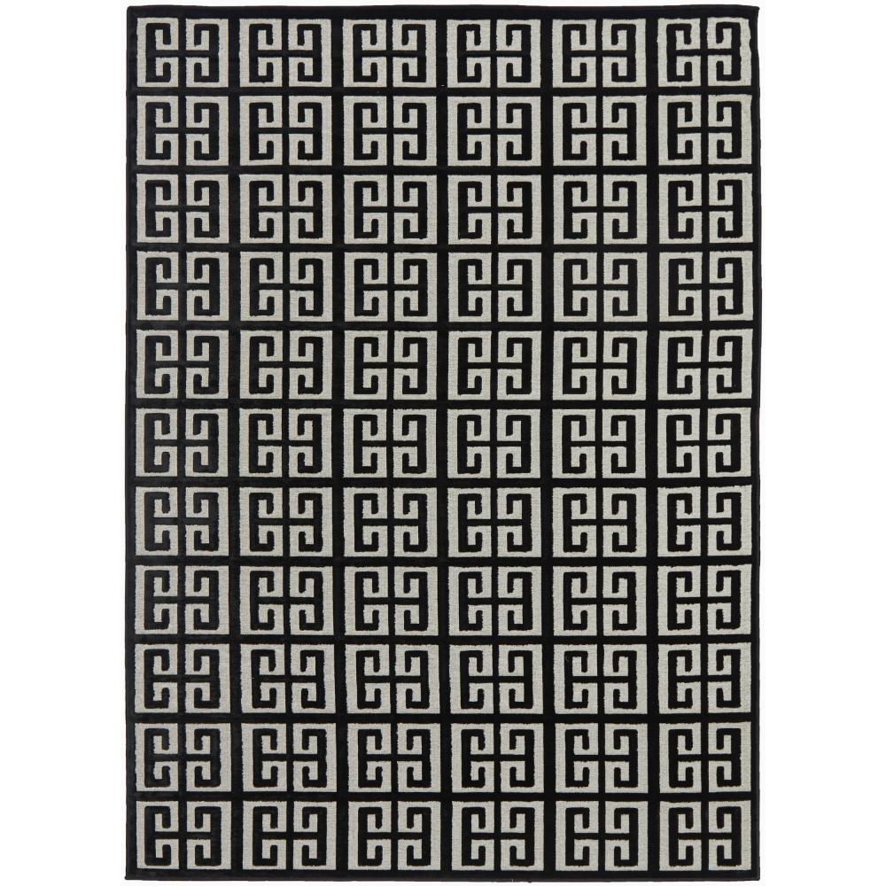 Rug Culture York Brenda Rug black & gold art deco - House