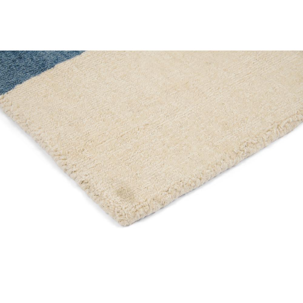 multicolour abstract blocks wool rug detailed image - House