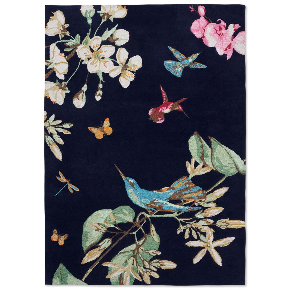 Wedgwood Hummingbird Rug Navy - House