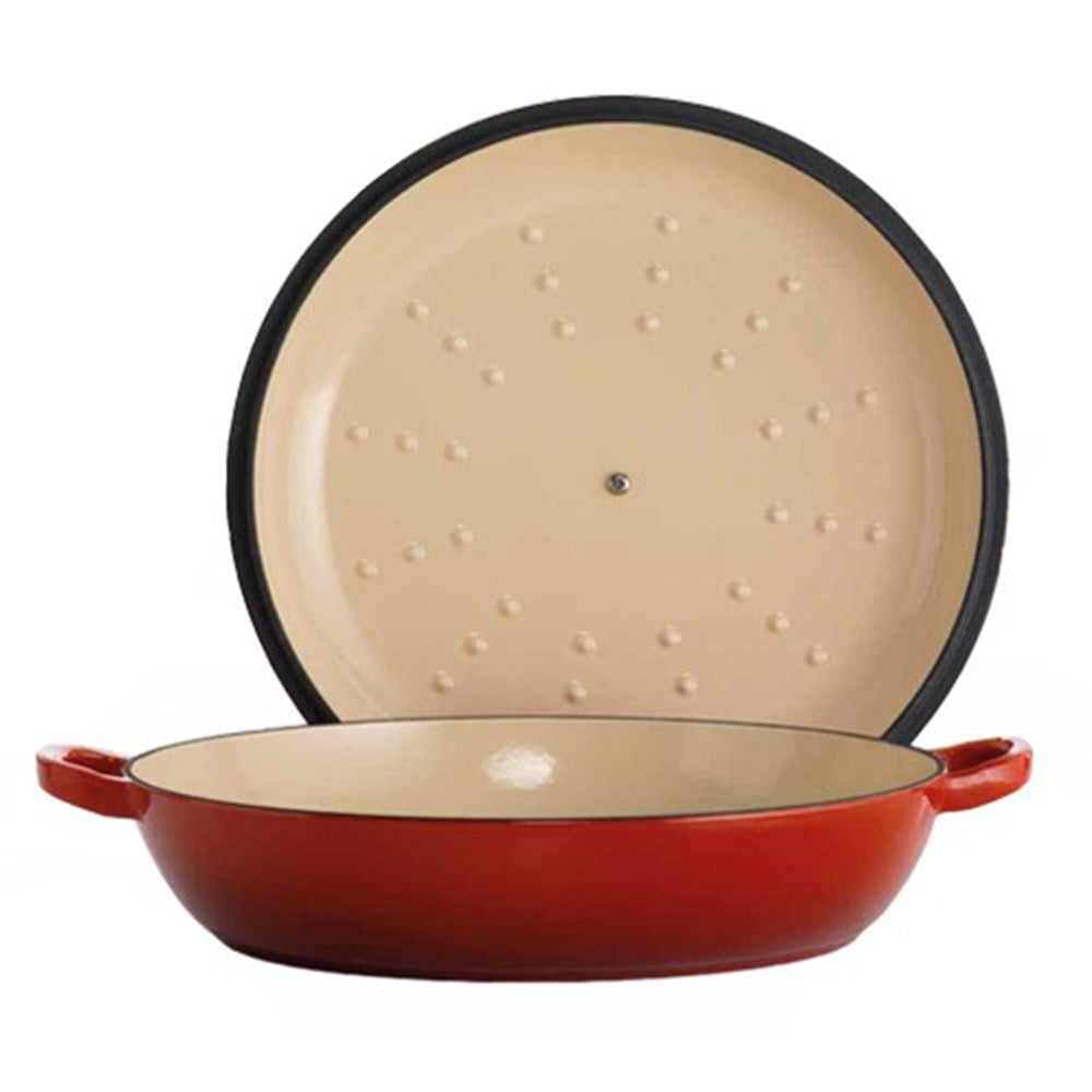Baccarat Le Connoisseur Cast Iron French Saute Pan 31cm Red
