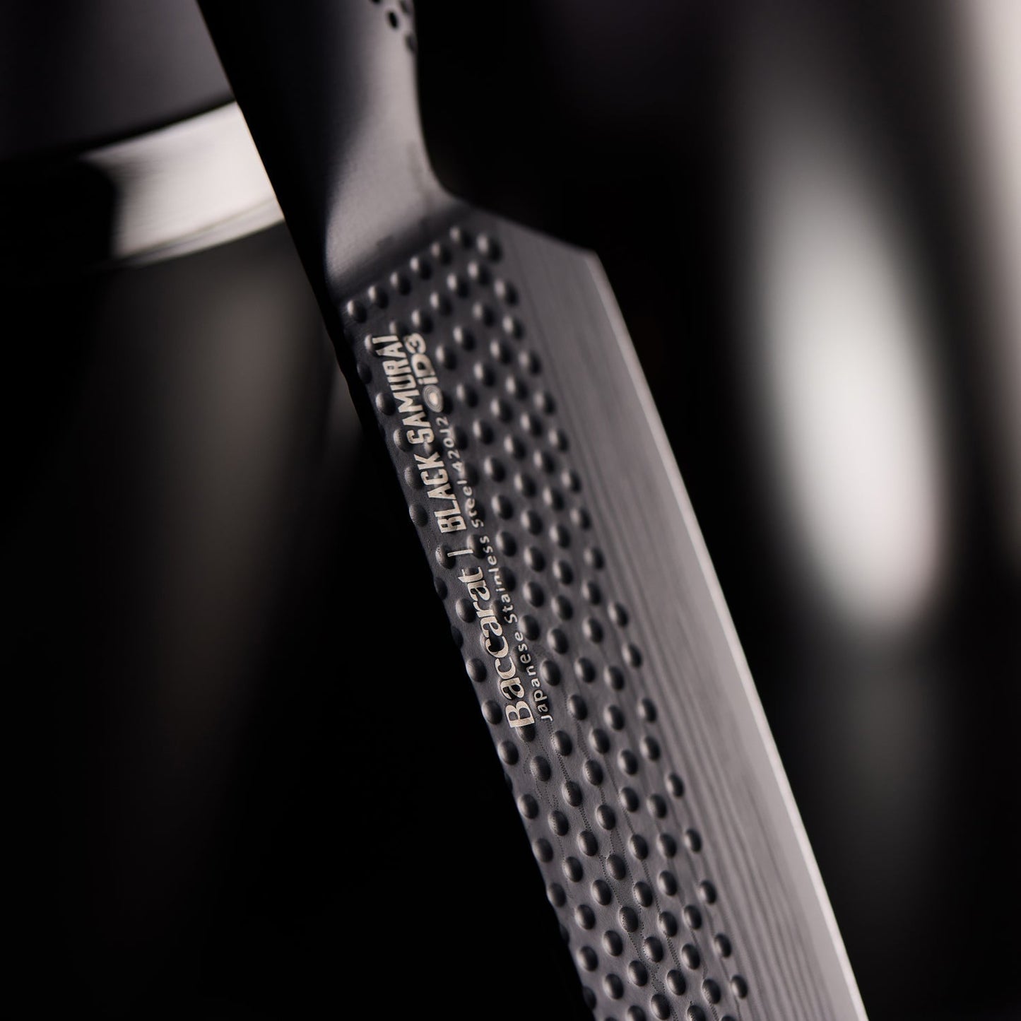 Personalisation For THE EGG by Baccarat iD3 Black Samurai Knife Block 9 Piece