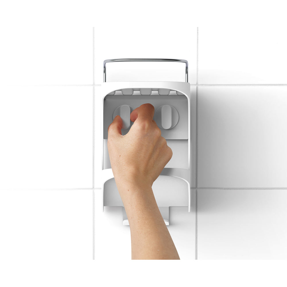 Joseph Joseph Capsule Shower Shelf White