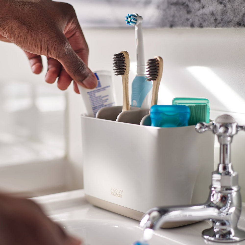 Joseph Joseph EasyStore Matt Finish Toothbrush Caddy