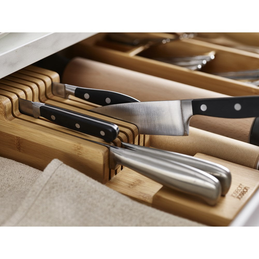 Joseph Joseph DrawerStore Bamboo Two Tiered knife Organiser