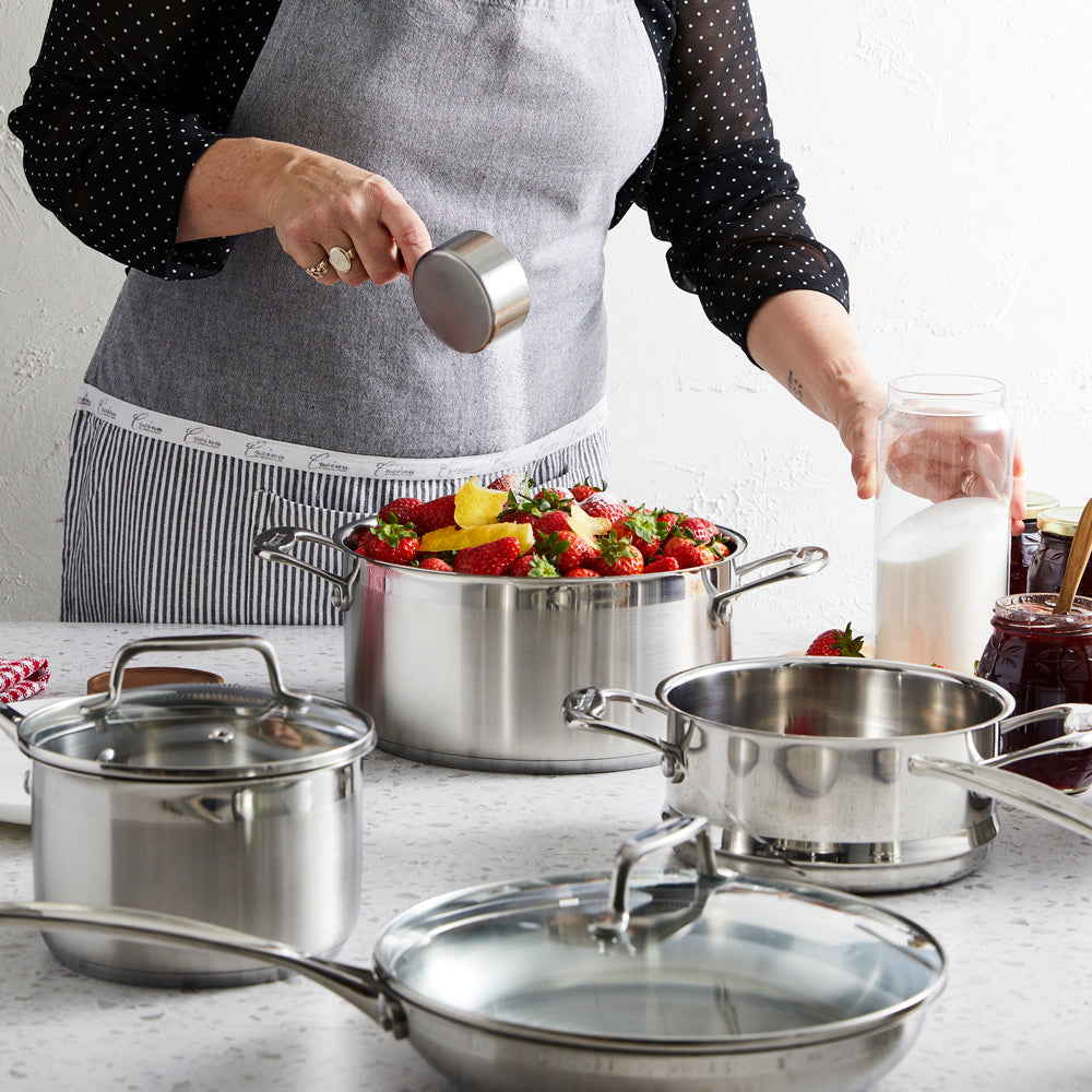 Baccarat iconiX 6 Piece Stainless Steel Cookware Set at House