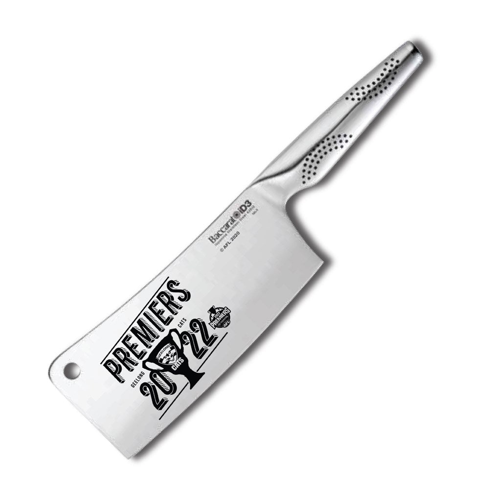 Baccarat iD3 Cleaver Knife 17.5cm Geelong Grand Final Cup