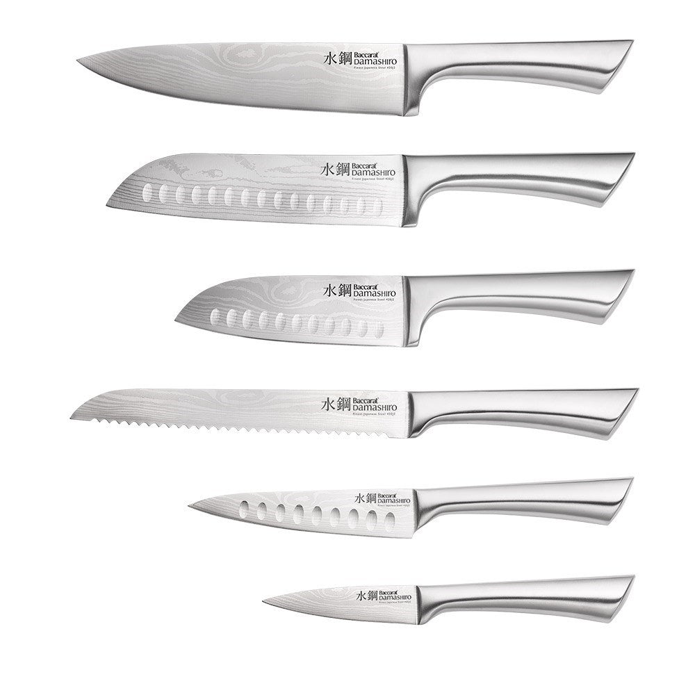 Personalisation For Baccarat Damashiro Mizu Knife Block 7 Piece Oak