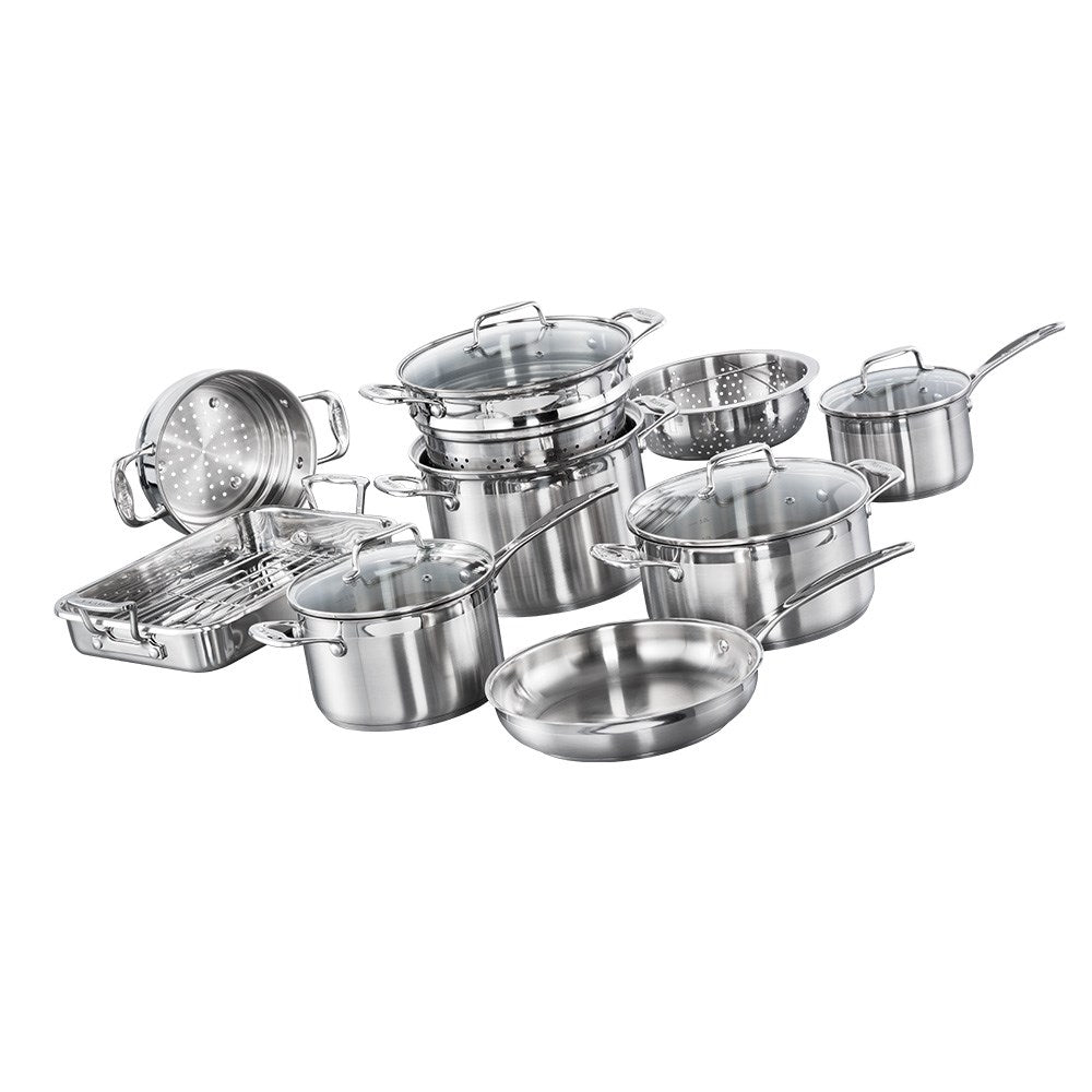 Baccarat iconiX 9 Piece Stainless Steel Cookware Set at House
