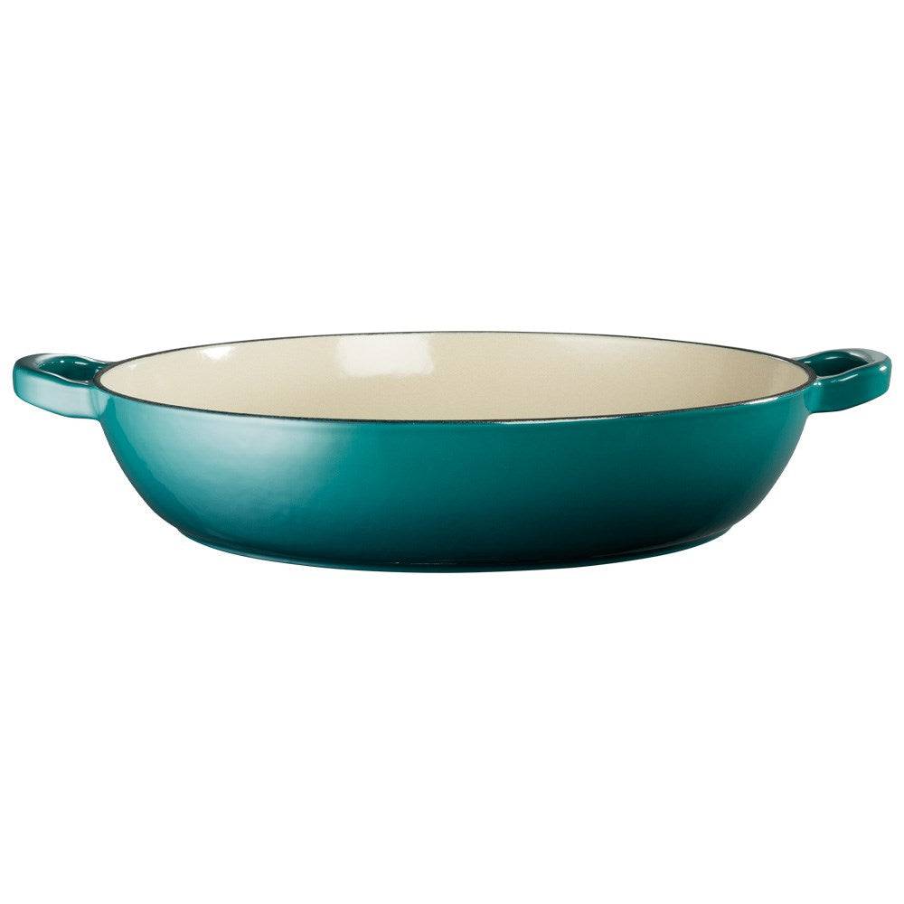 Baccarat Le Connoisseur Cast Iron French Saute Pan 31cm Teal
