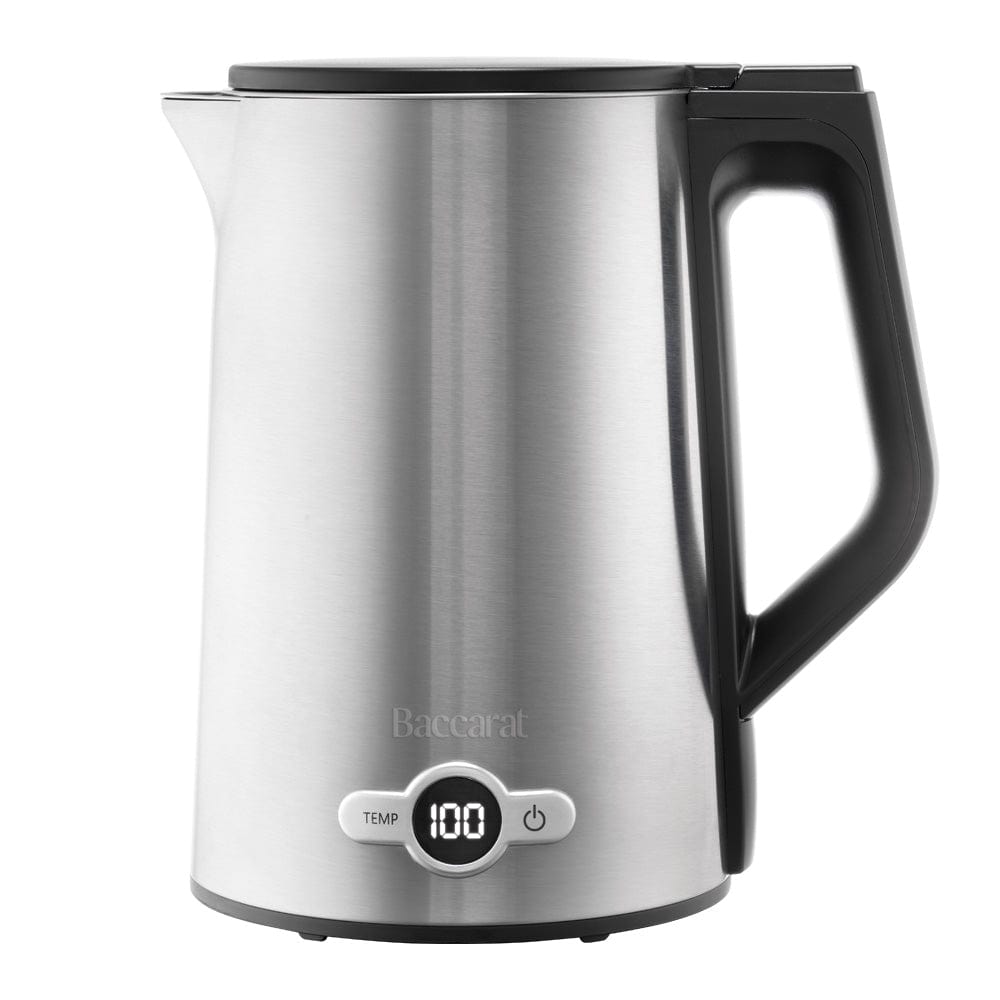 Baccarat The Boiling Point Tempcontrol Kettle in Silver at House. Silver kettle with tempertaure control.